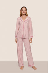 Gisele Printed TENCEL™ Modal Long Pajama Set