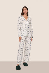 Gisele Printed TENCEL™ Modal Long Pajama Set