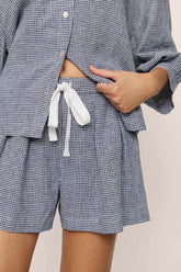 Relaxed Linen Blend Shorts