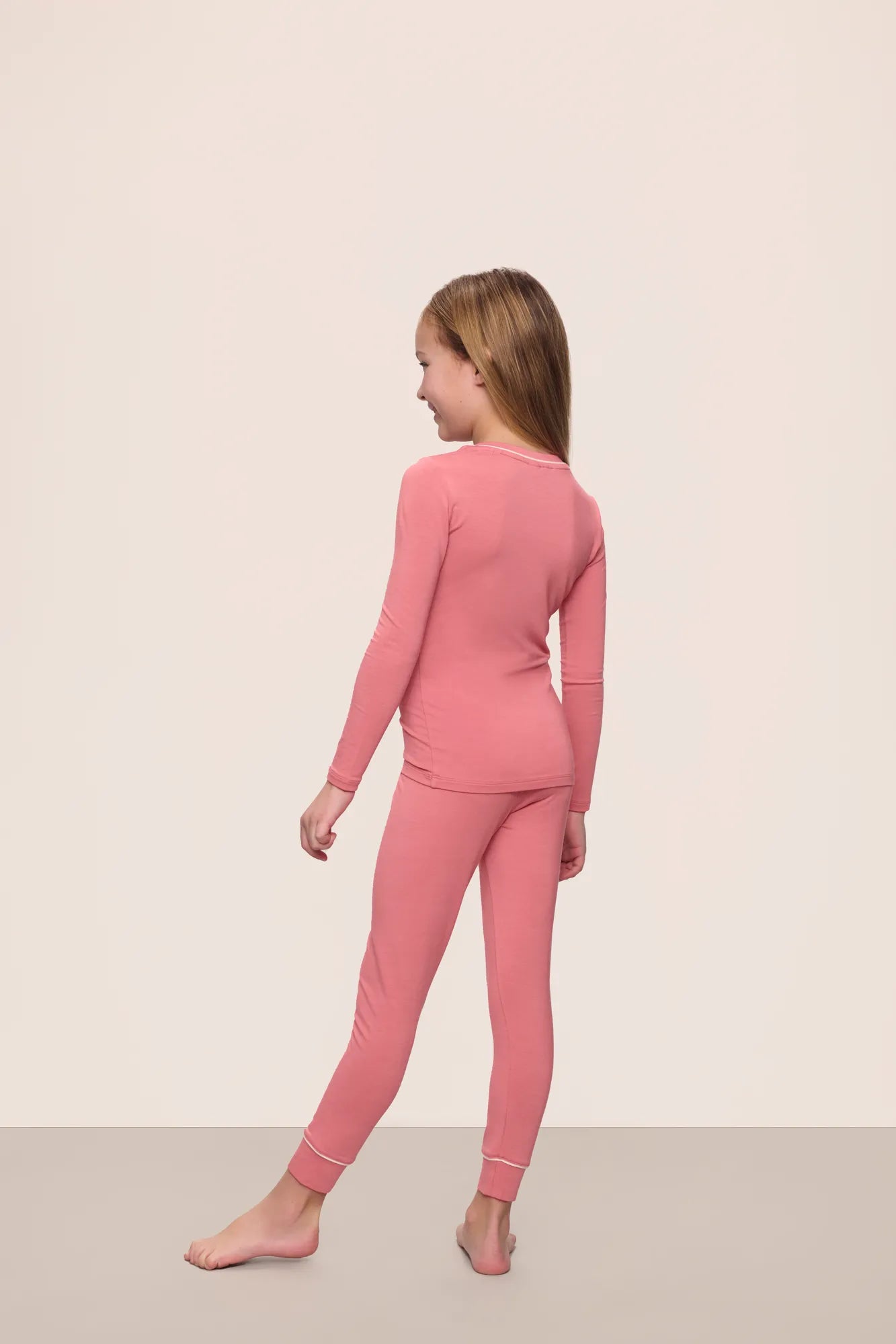 Kids TENCEL™ Modal Unisex Long Pajama Set