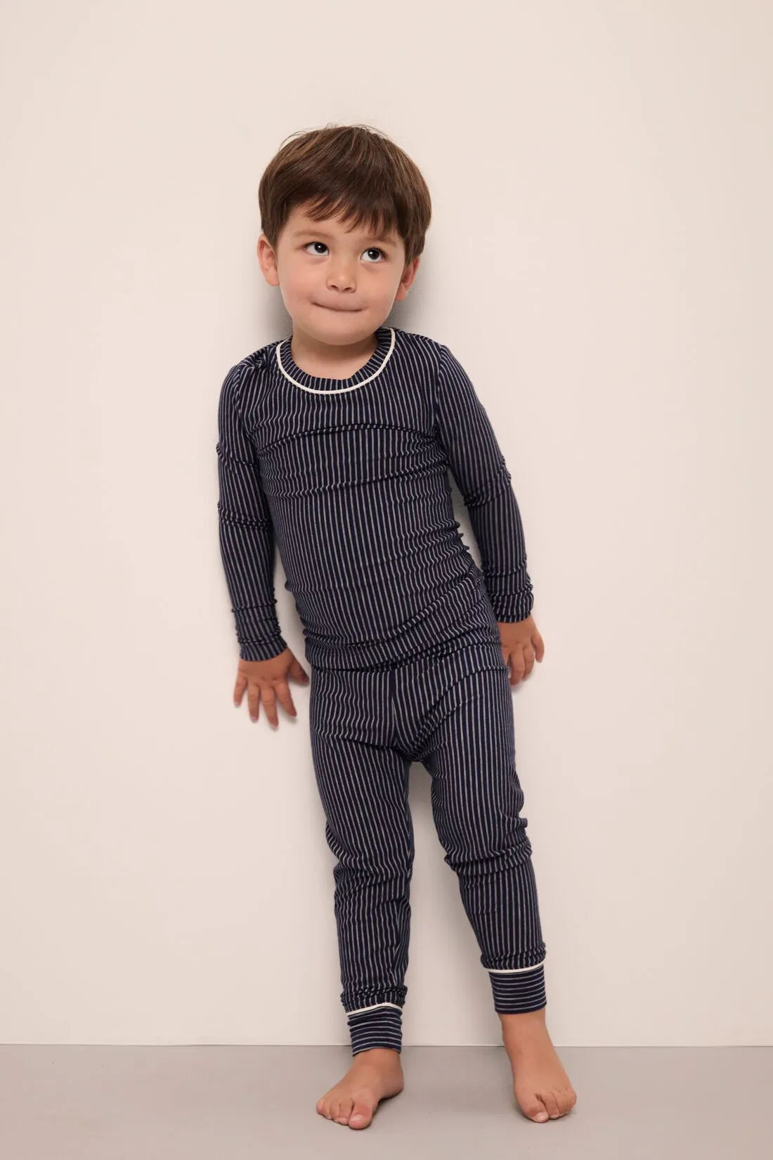 Kids' Printed TENCEL™ Modal Unisex Long Pajama Set