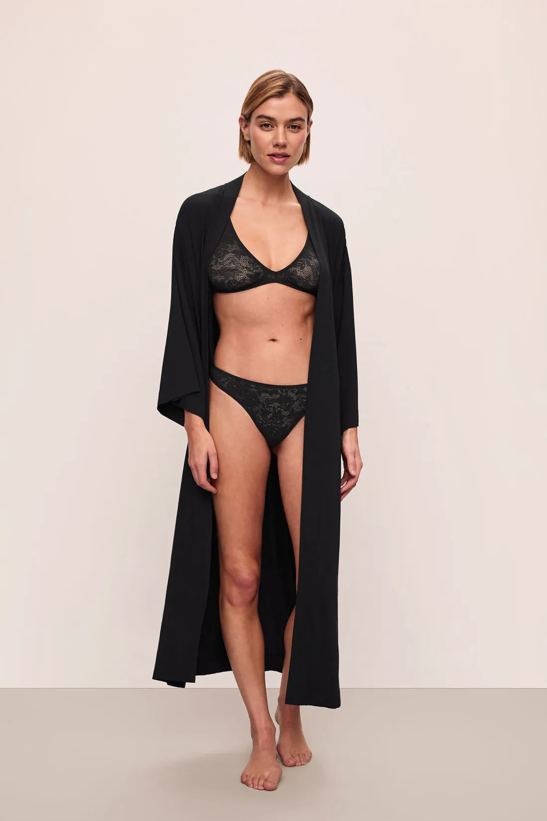 Soft Stretch Recycled Lace Plunge Bralette