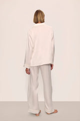 Inez Washable Silk Long Pajama Set