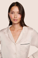 Inez Washable Silk Long Pajama Set