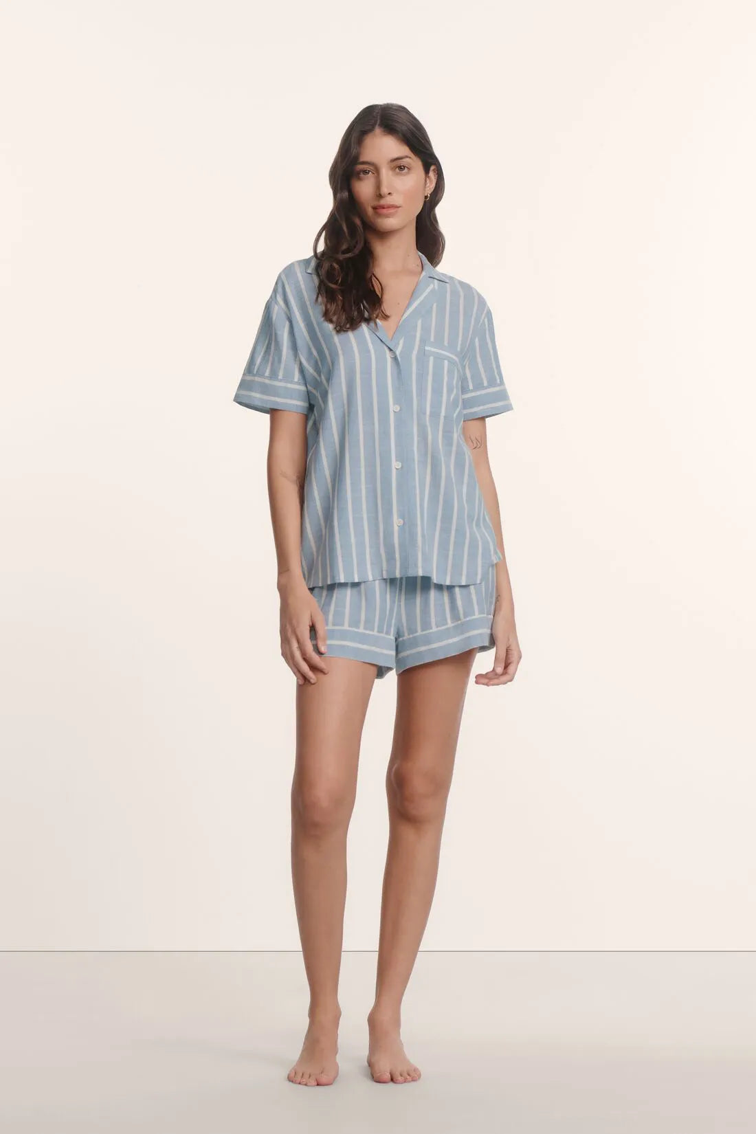 Nautico Shortie Short Pajama Set