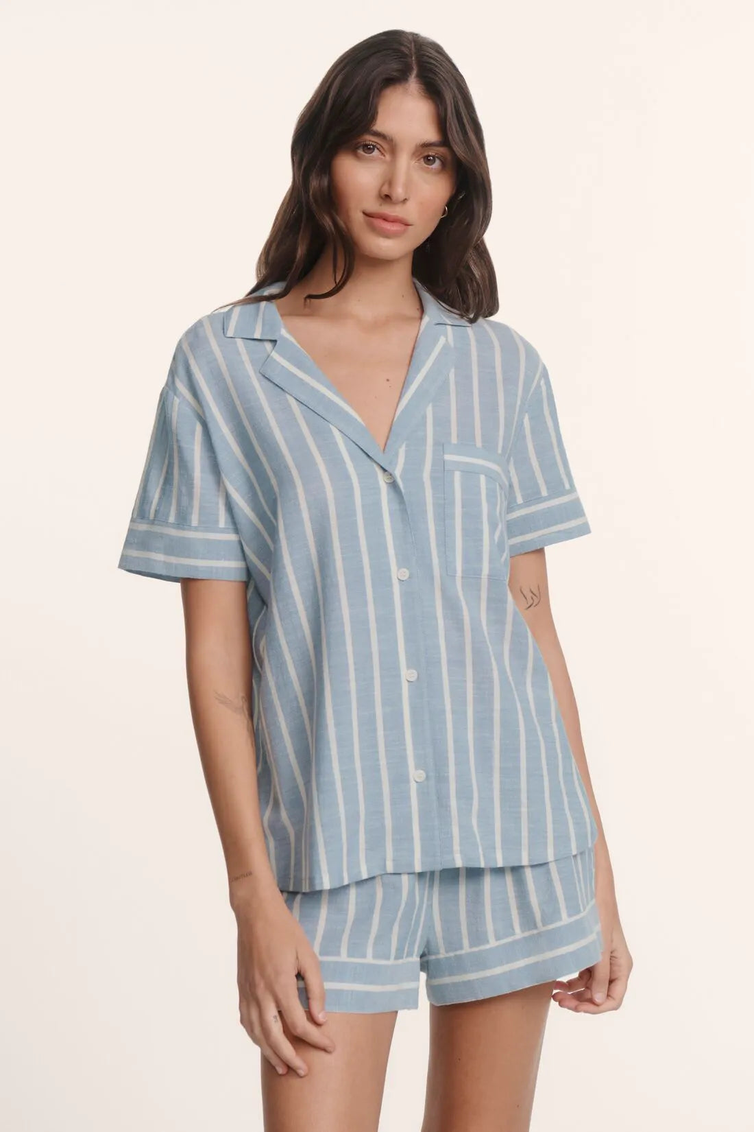 Nautico Shortie Short Pajama Set