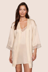 Washable Silk Lace Robe