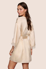 Washable Silk Lace Robe