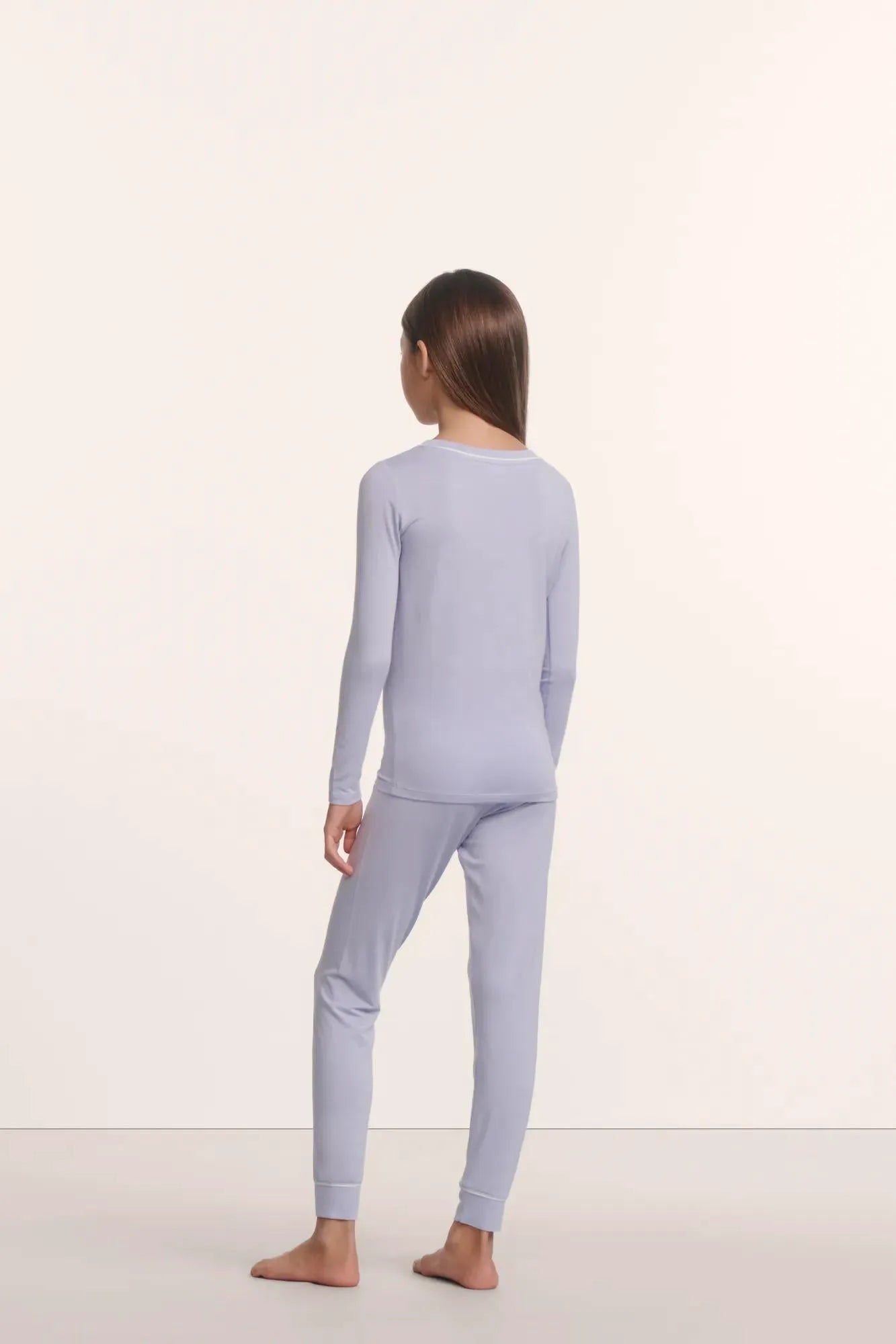 Kids TENCEL™ Modal Unisex Long Pajama Set