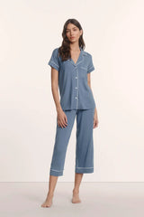 Gisele TENCEL™ Modal Cropped Pajama Set with Short Sleeves