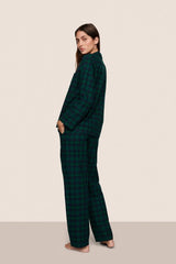 Flannel Long Pajama Set