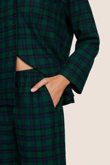 Flannel Long Pajama Set