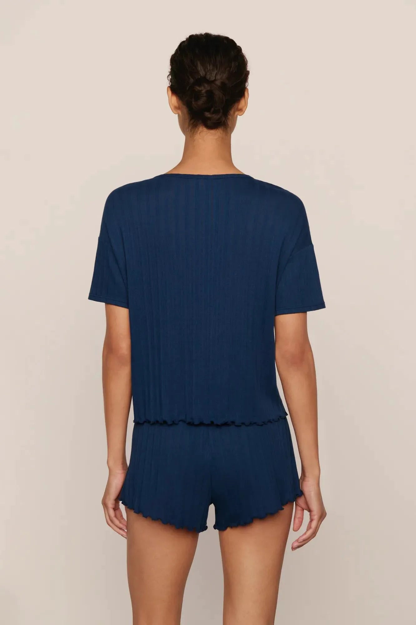 Pointelle Short Sleeve Tee